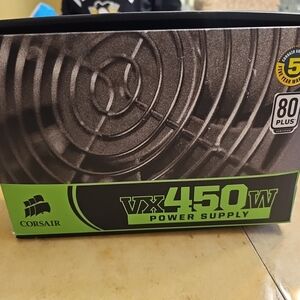 CORSAIR CMPSU-450VX 450 W ATX12V V2.2 80 PLUS ‎ Active PFC Compat w/ i7 NEW